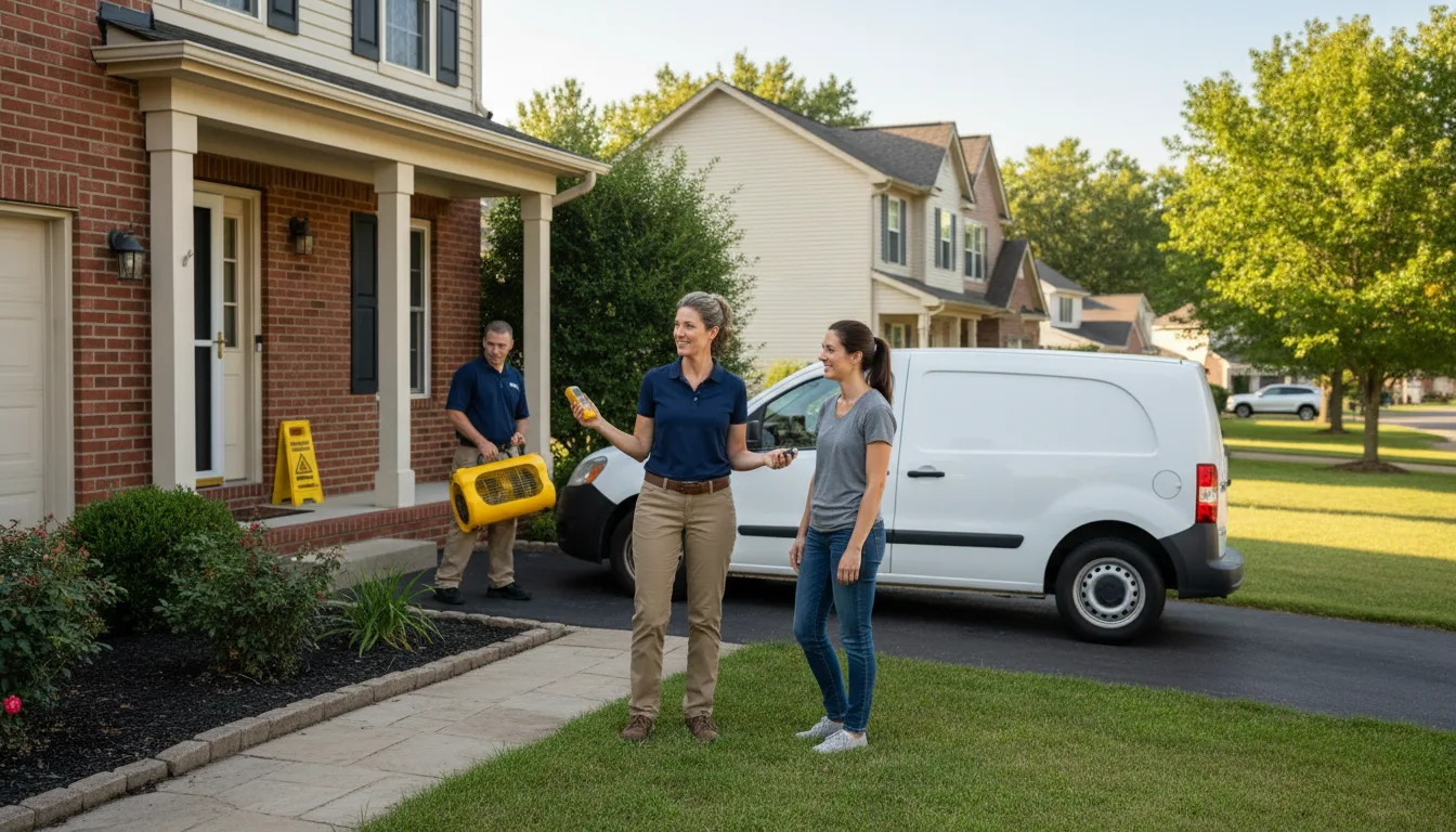 Water restoration image for Fire And Smoke Damage Restoration in Dupont, IN